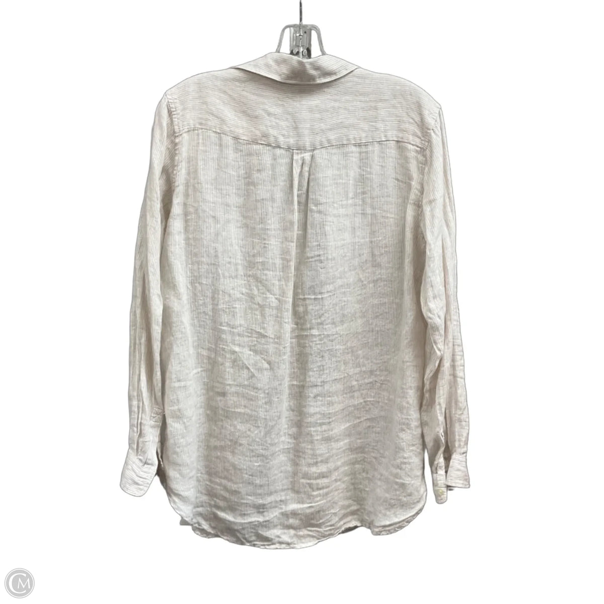 Top Long Sleeve By Gap In Striped Pattern, Size: M