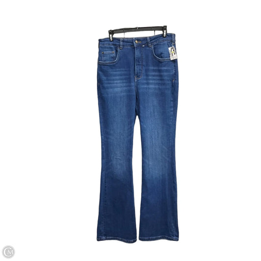 Jeans Straight By Pilcro In Blue Denim, Size: 8