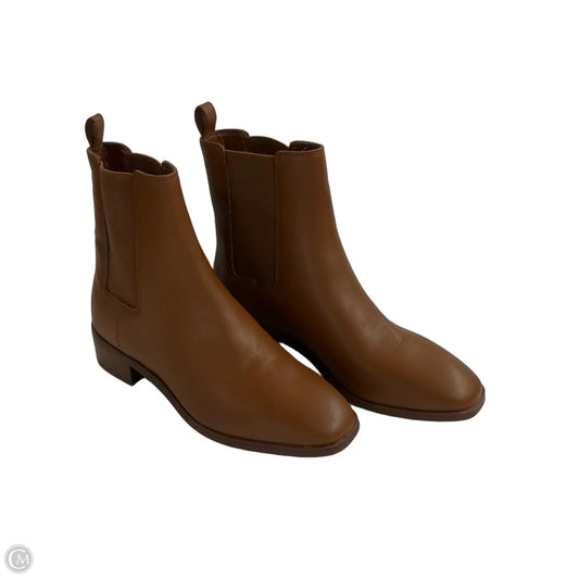 Boots Ankle Heels By J. Crew In Brown, Size: 7