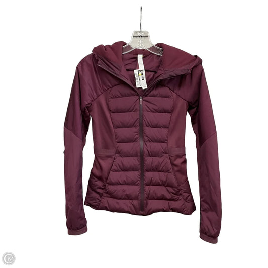 Coat Puffer & Quilted By Lululemon In Maroon, Size: 4