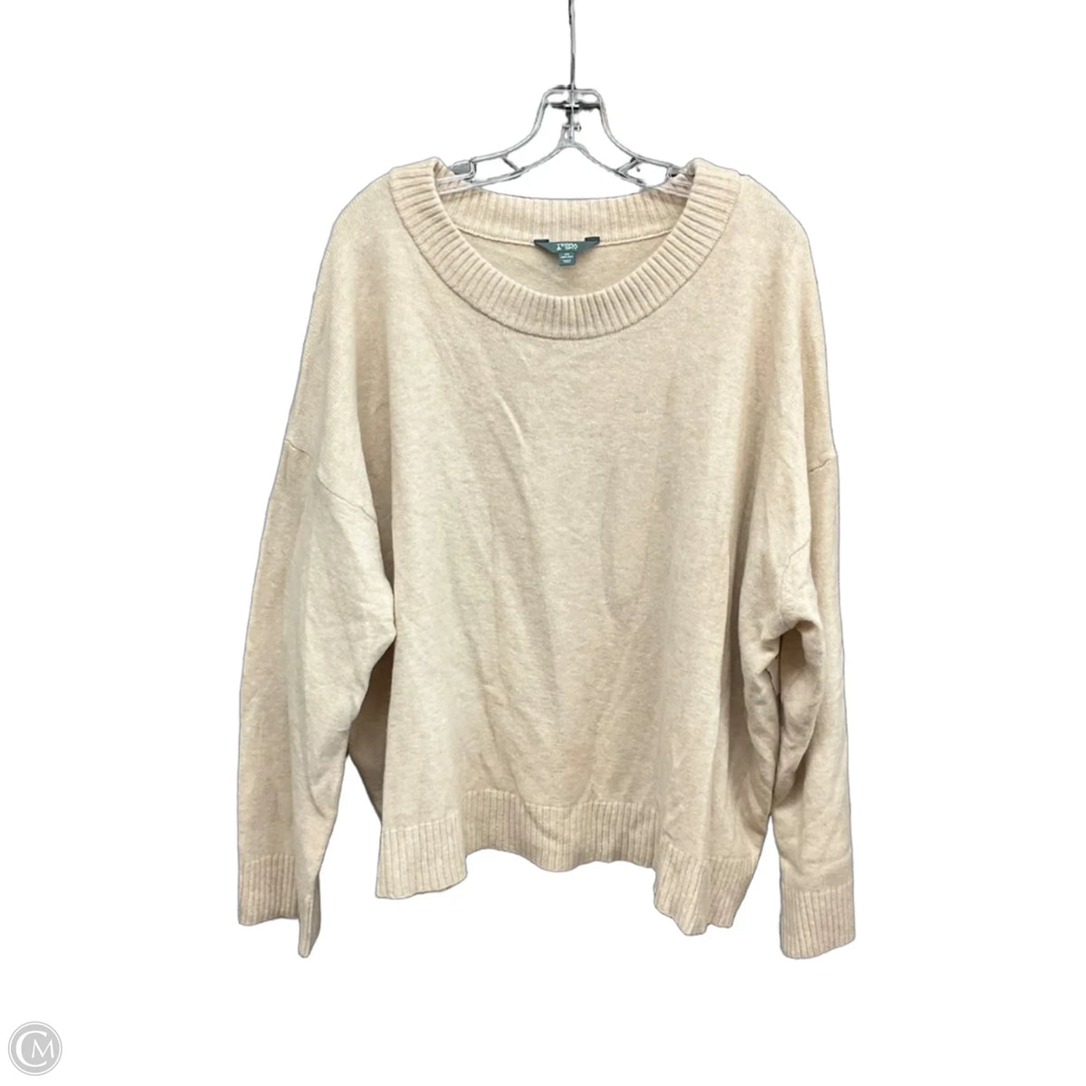 Sweater By Terra & Sky In Tan, Size: 4x