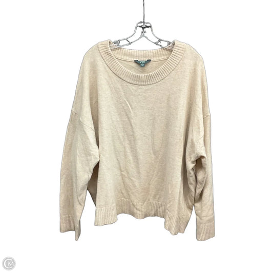 Sweater By Terra & Sky In Tan, Size: 4x