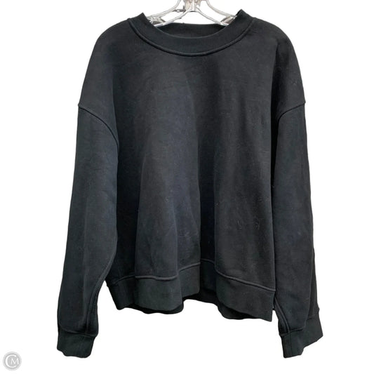 Sweatshirt Crewneck By Lululemon In Black, Size: Xl
