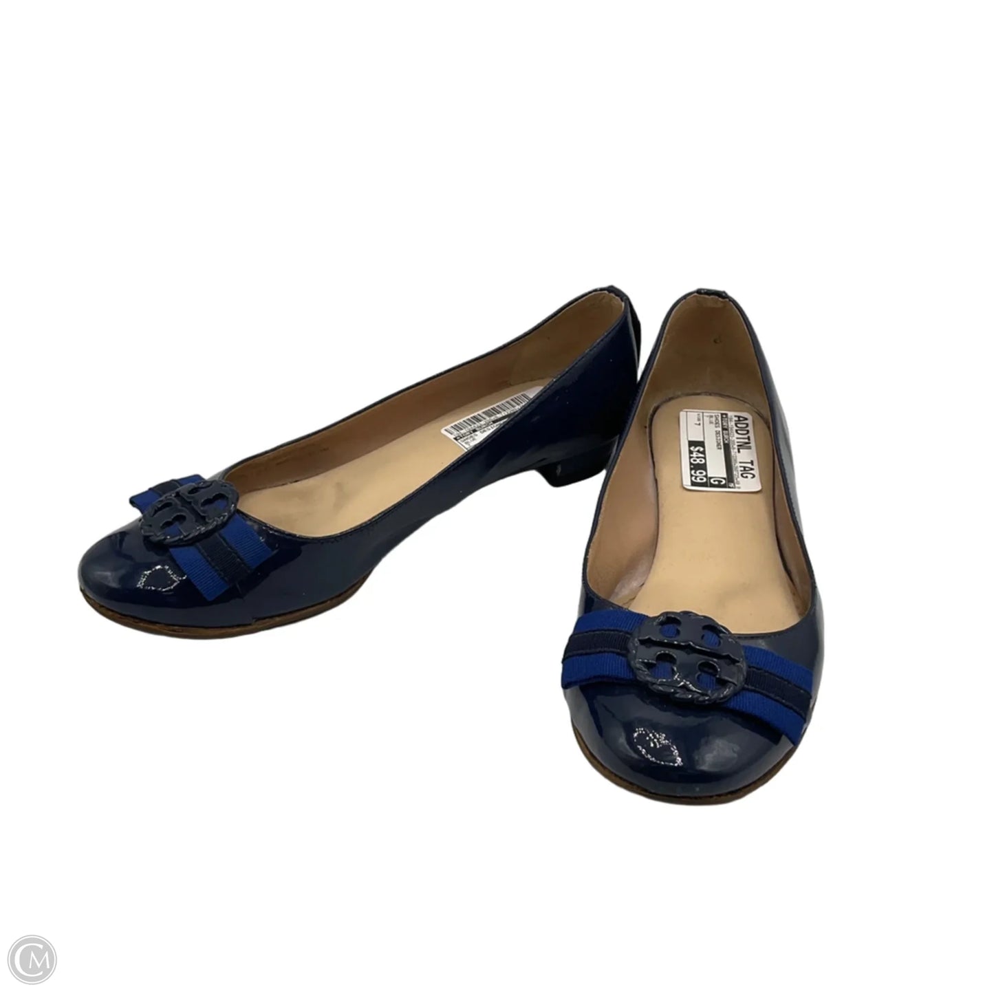 Shoes Designer By Tory Burch In Blue, Size: 7