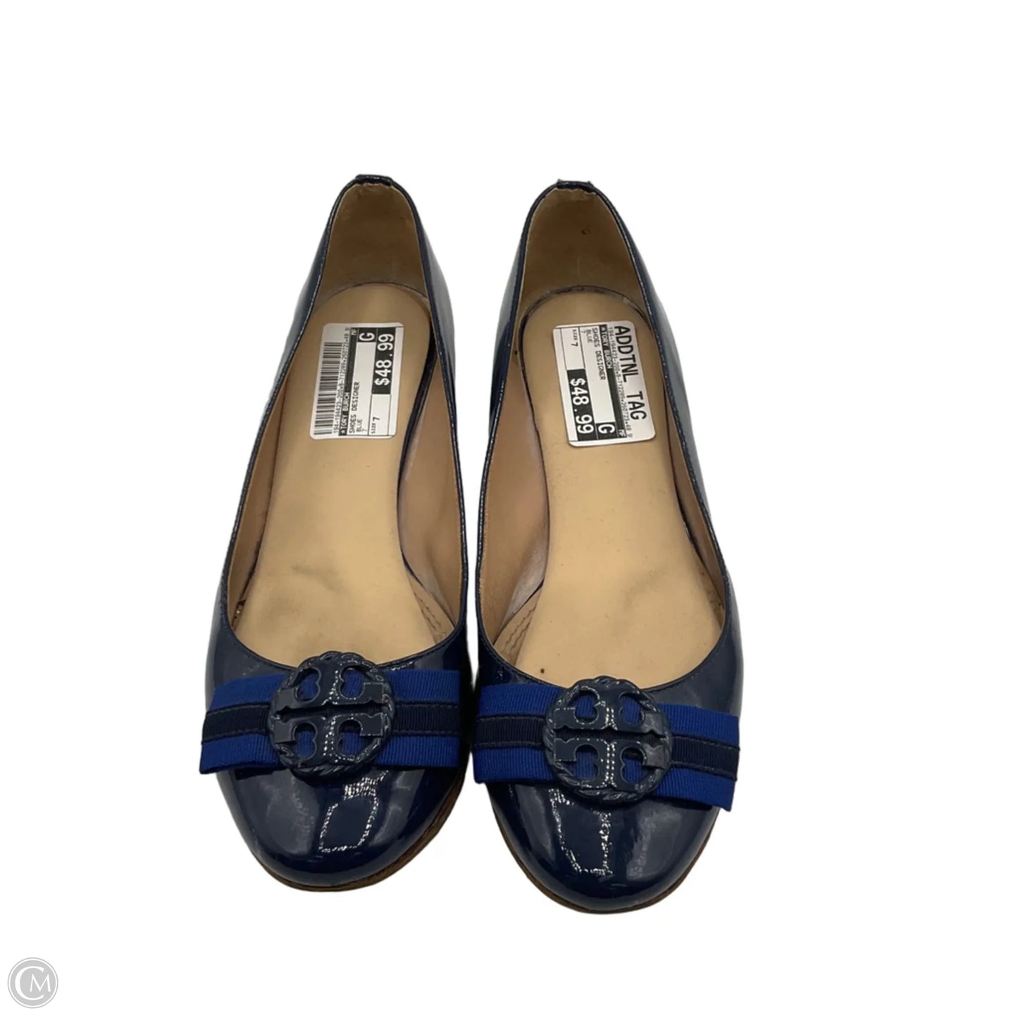 Shoes Designer By Tory Burch In Blue, Size: 7