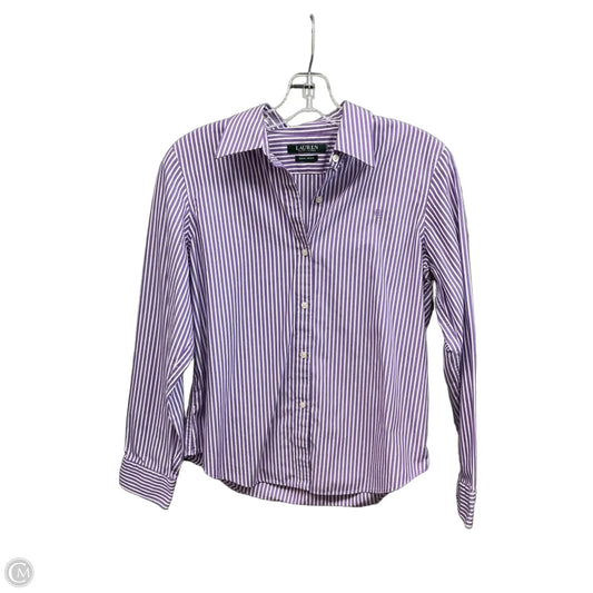 Top Long Sleeve By Ralph Lauren In Purple, Size: S