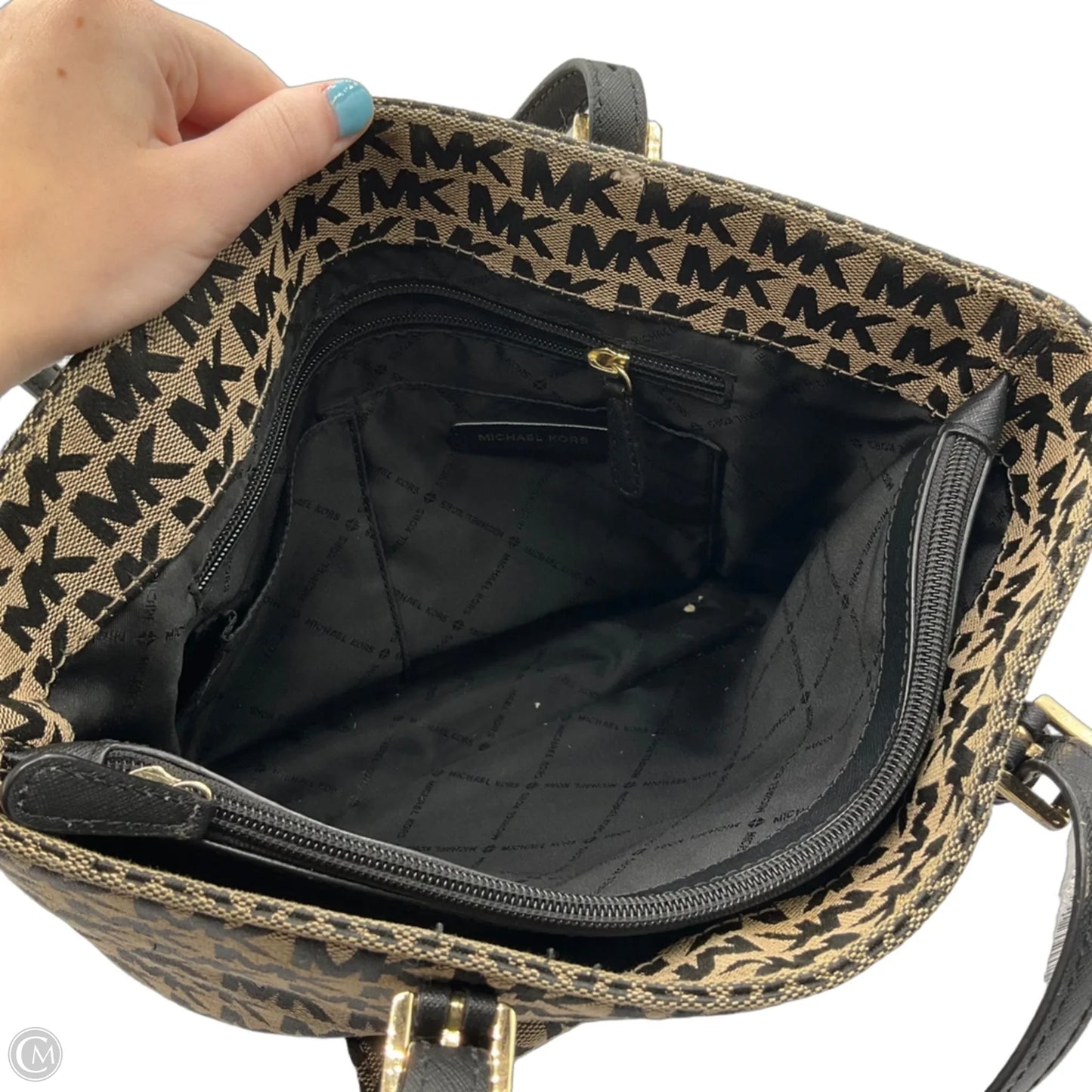 Handbag Designer By Michael Kors, Size: Medium