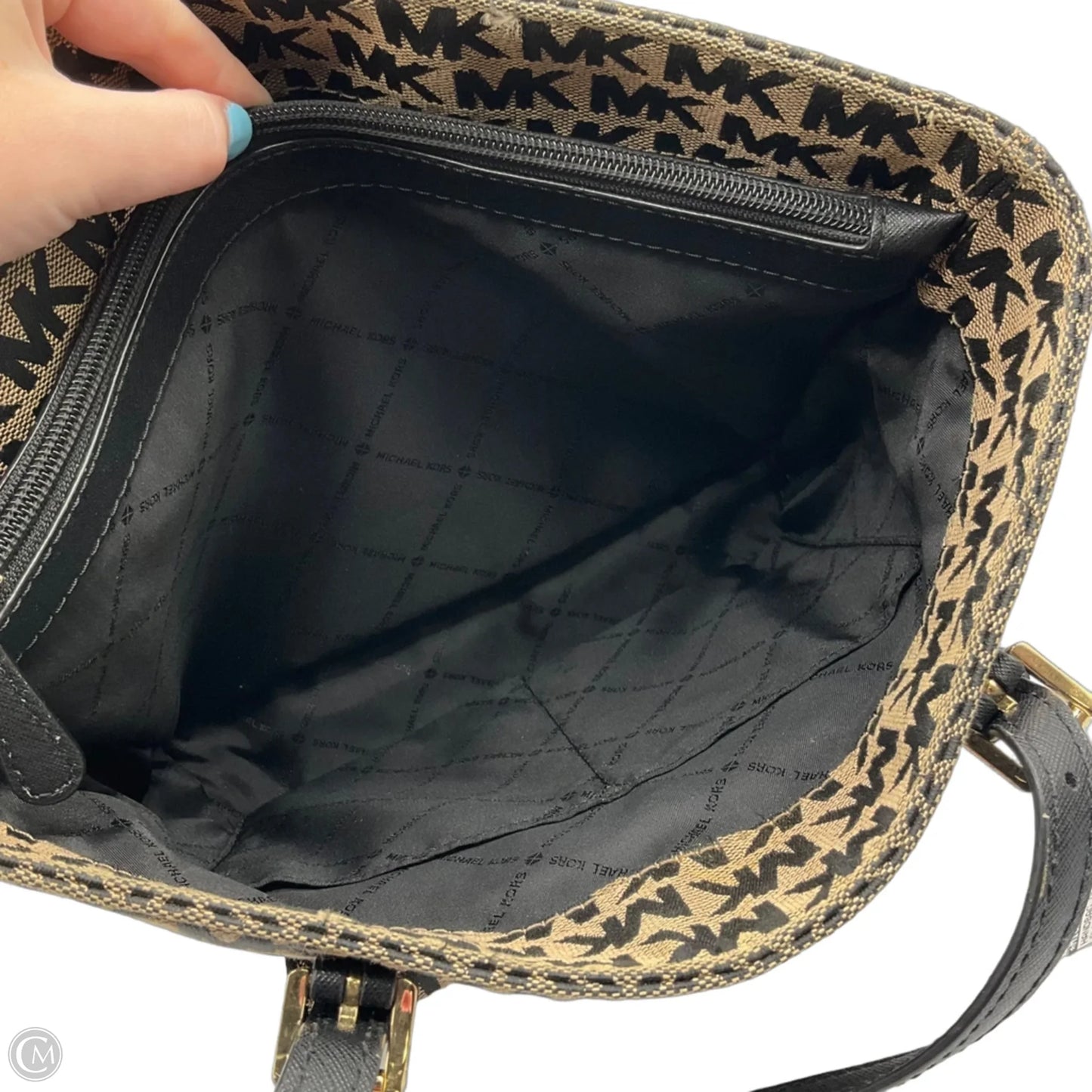 Handbag Designer By Michael Kors, Size: Medium