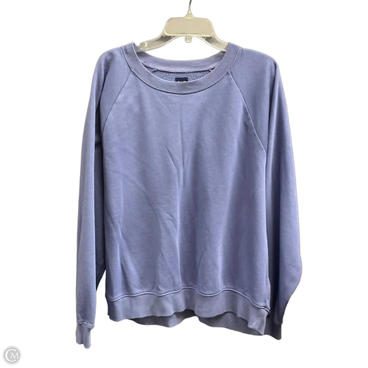 Sweatshirt Crewneck By Gap In Blue, Size: Xl