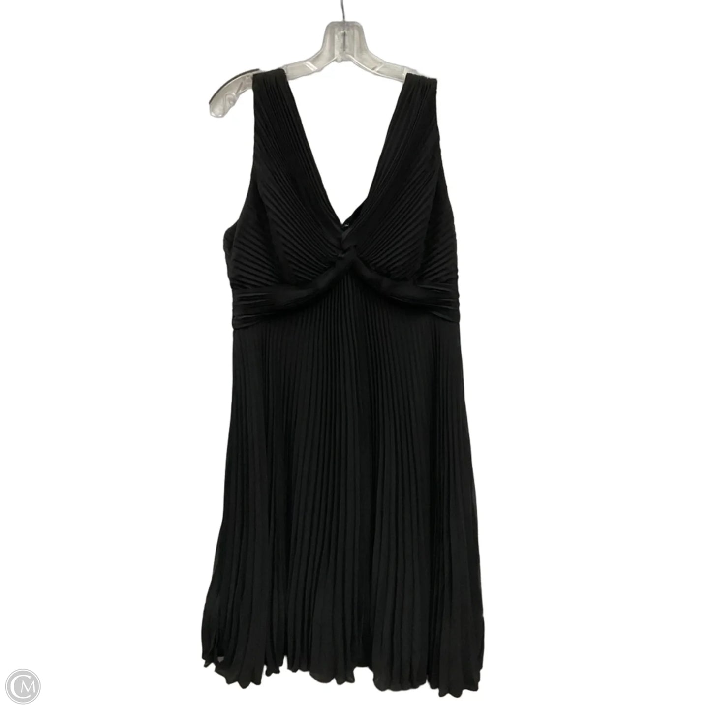 Dress Casual Midi By Banana Republic In Black, Size: 14