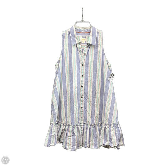 Dress Casual Short By Maeve In Striped Pattern, Size: M
