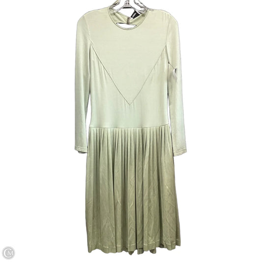 Dress Luxury Designer By Burberry In Green, Size: 10