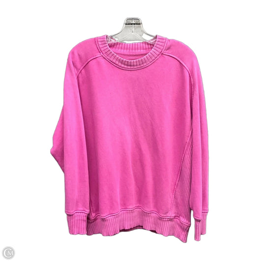 Sweatshirt Crewneck By Aerie In Pink, Size: Xs