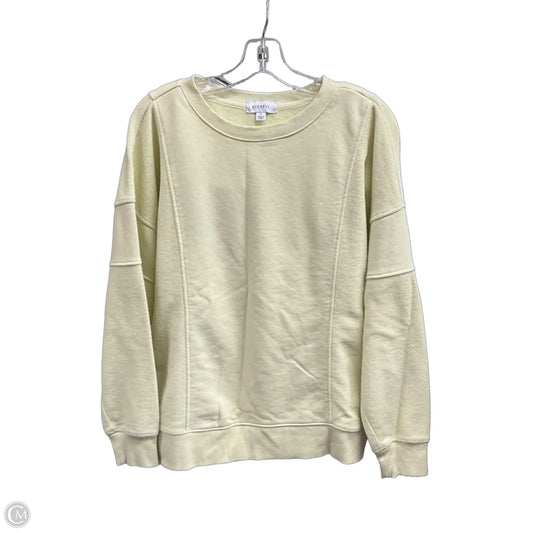 Sweatshirt Crewneck By Evereve In Yellow, Size: S