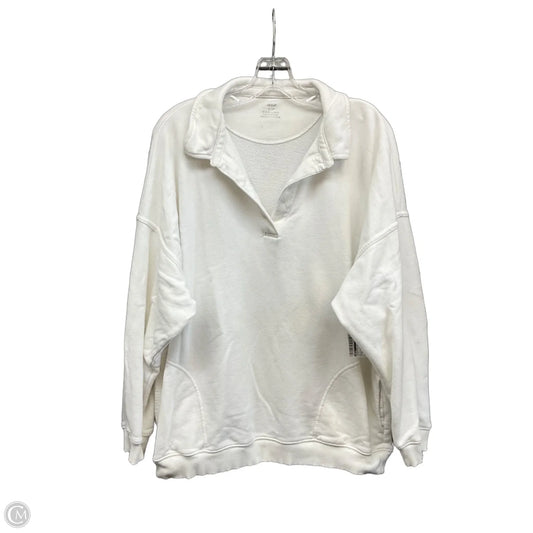Sweatshirt Collar By Aerie In White, Size: S