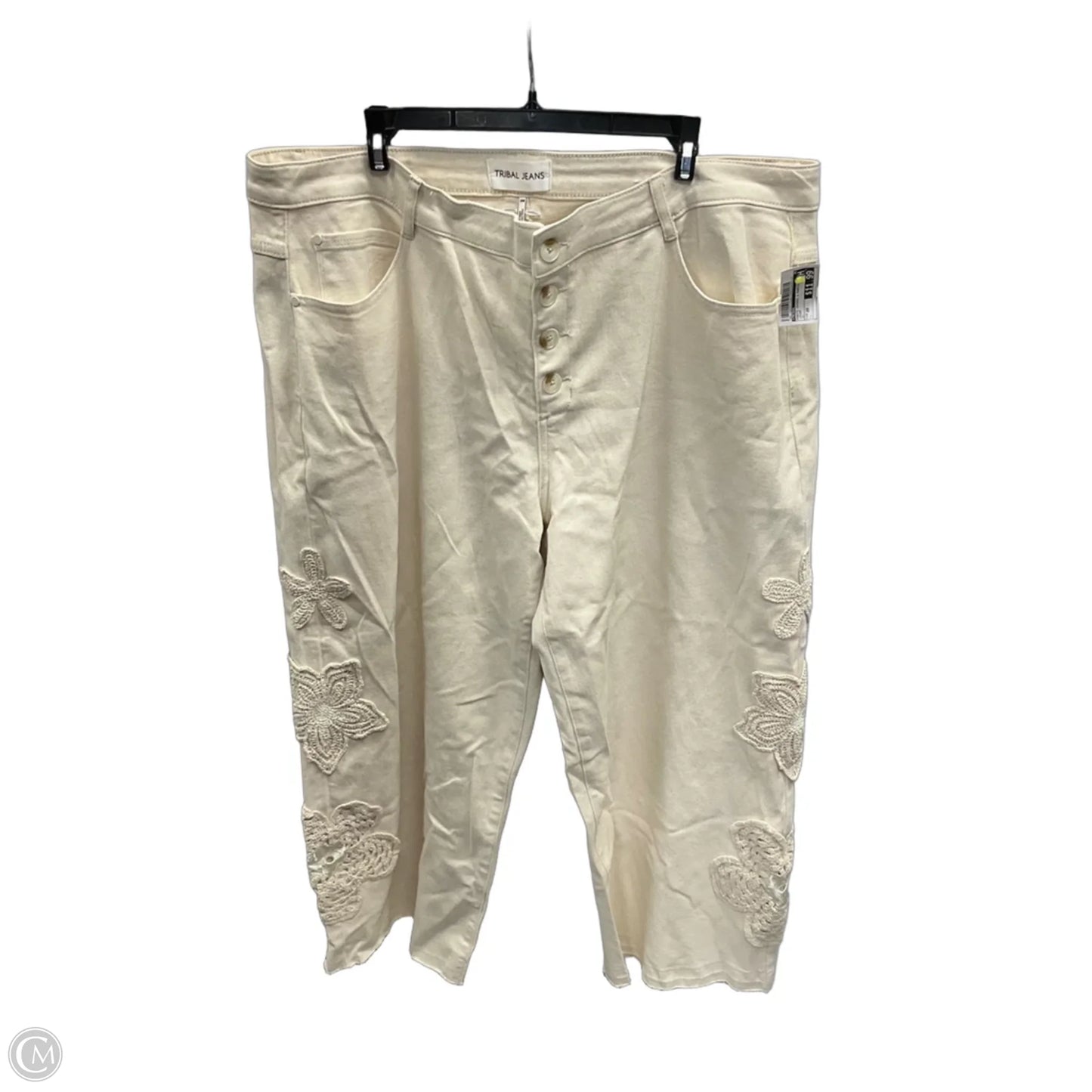 Pants Chinos & Khakis By Tribal In Cream, Size: 20