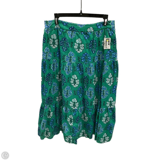 Skirt Midi By J. Crew In Teal, Size: M