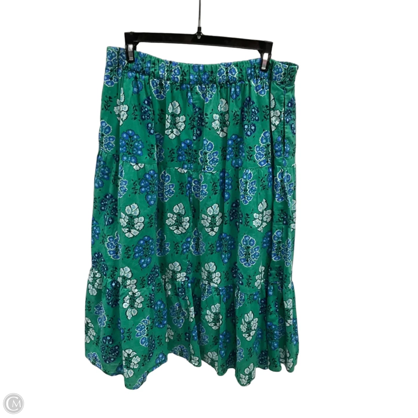 Skirt Midi By J. Crew In Teal, Size: M