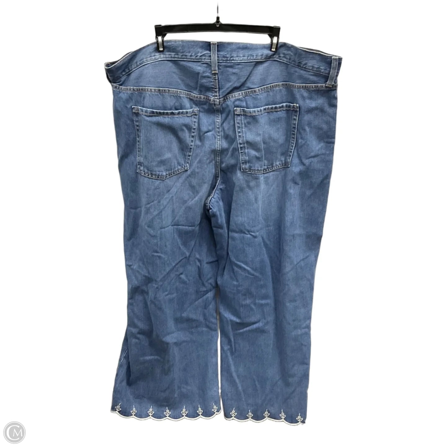 Jeans Wide Leg By Old Navy In Blue Denim, Size: 22