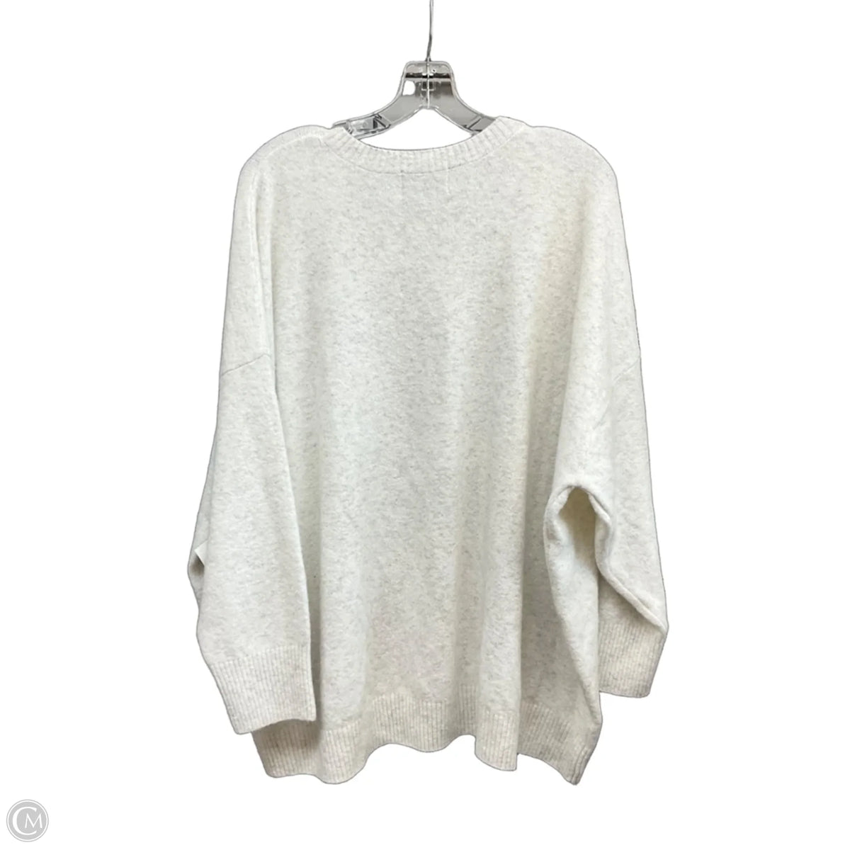 Sweater By Old Navy In White, Size: 3x