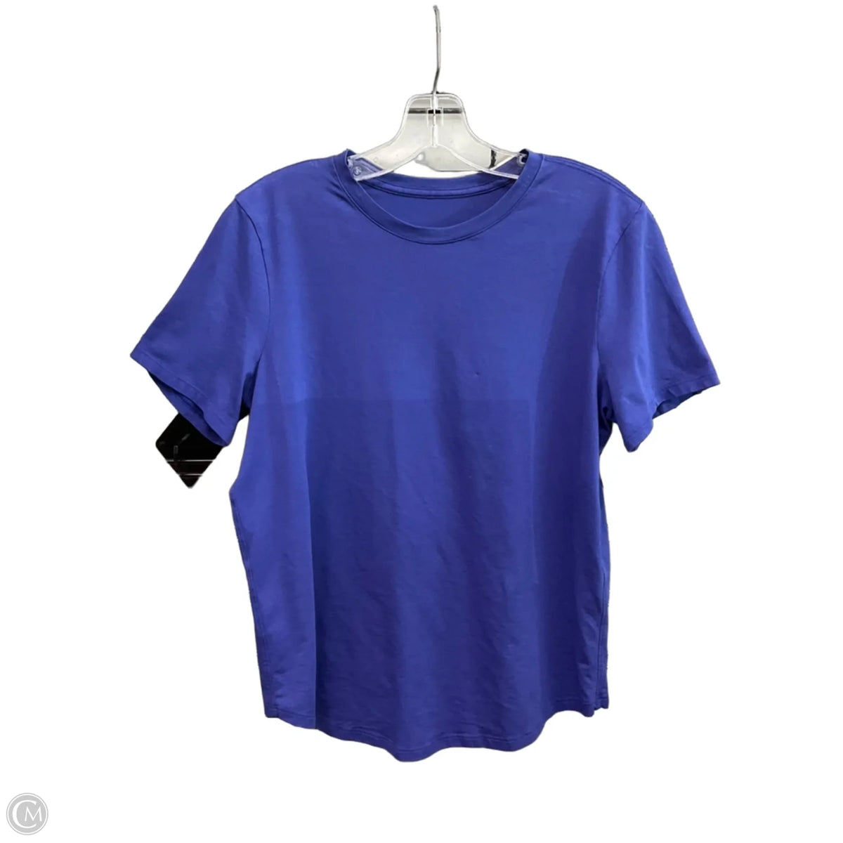 Top Short Sleeve By Lululemon In Blue, Size: 12