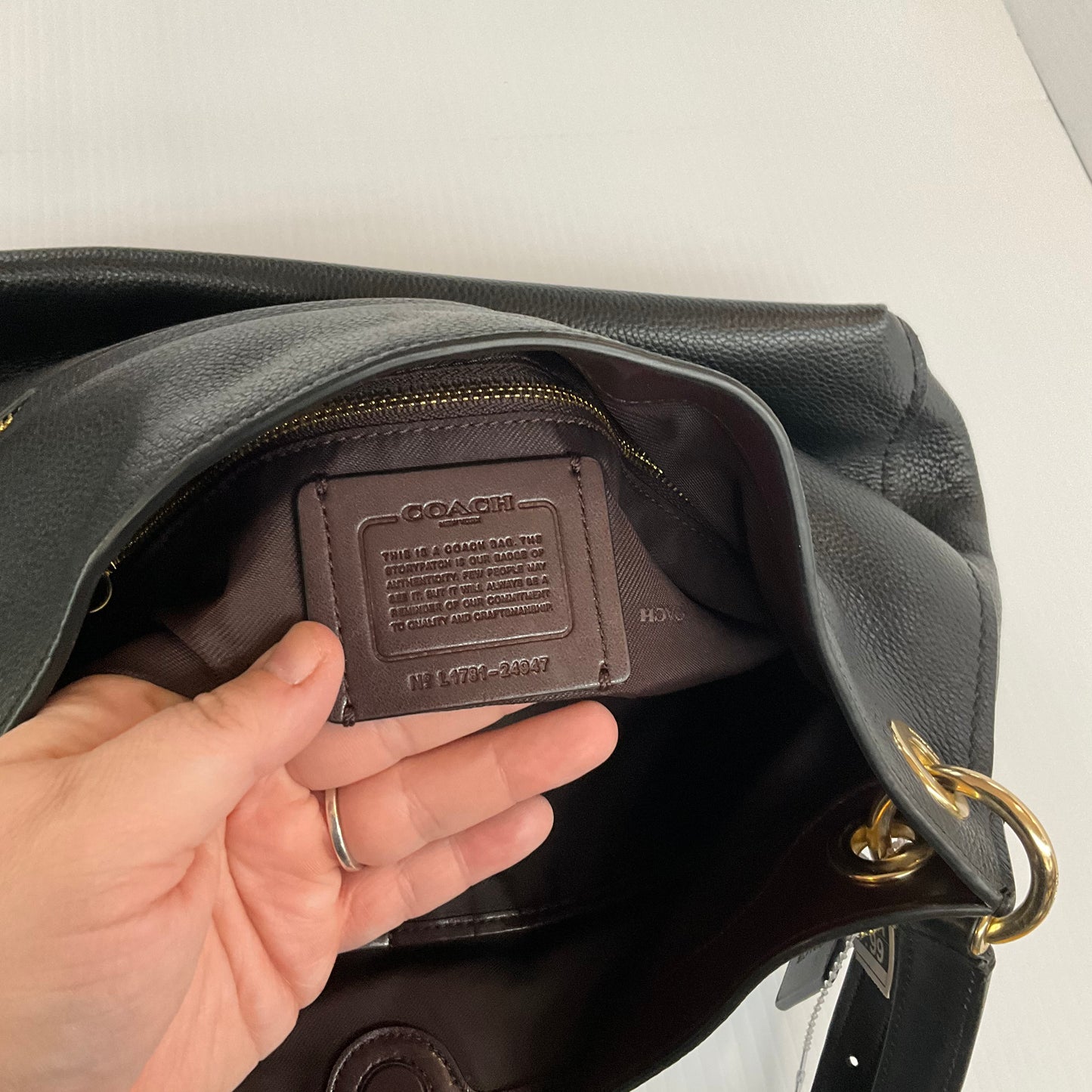 Handbag Designer By Coach, Size: Medium