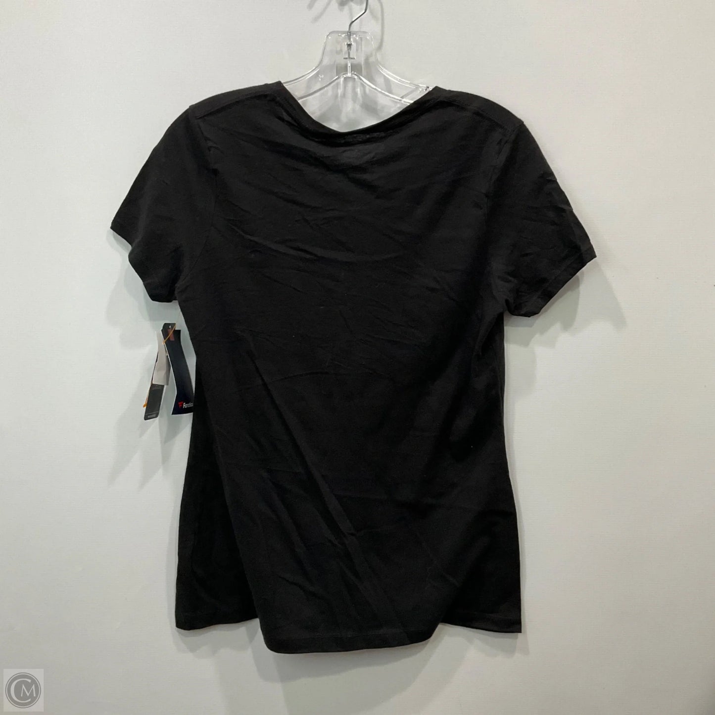 Top Short Sleeve By Fanatics In Black, Size: S
