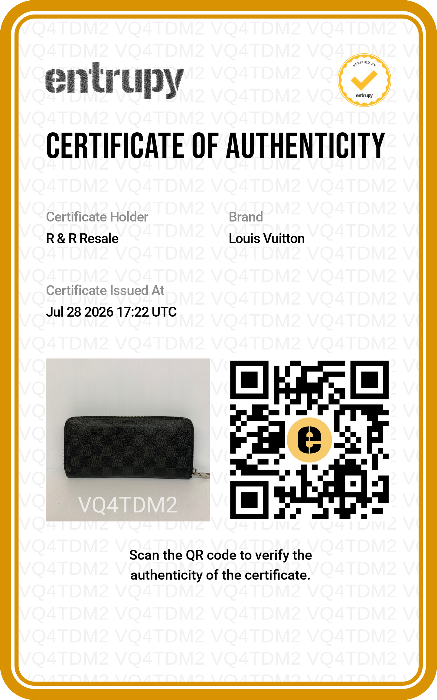 Wallet Luxury Designer By Louis Vuitton, Size: Large