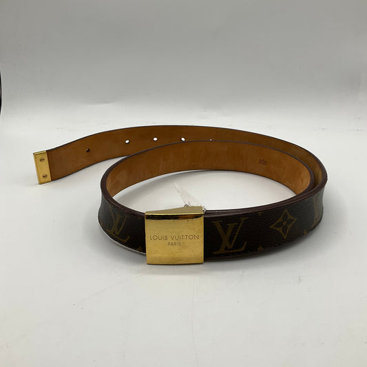 BELT LUXURY DESIGNER by LOUIS VUITTON In BROWN, Size: SMALL