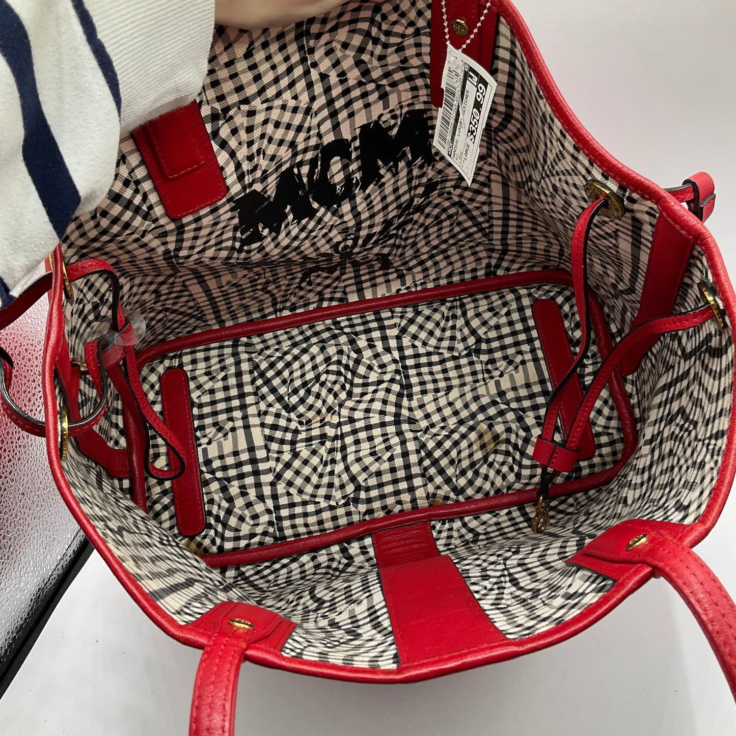 Handbag Luxury Designer By Mcm, Size: Large