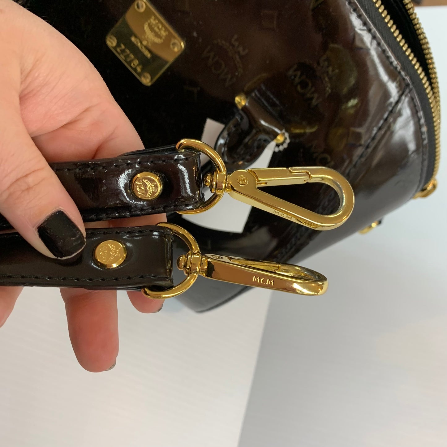 Handbag Luxury Designer By Mcm, Size: Medium