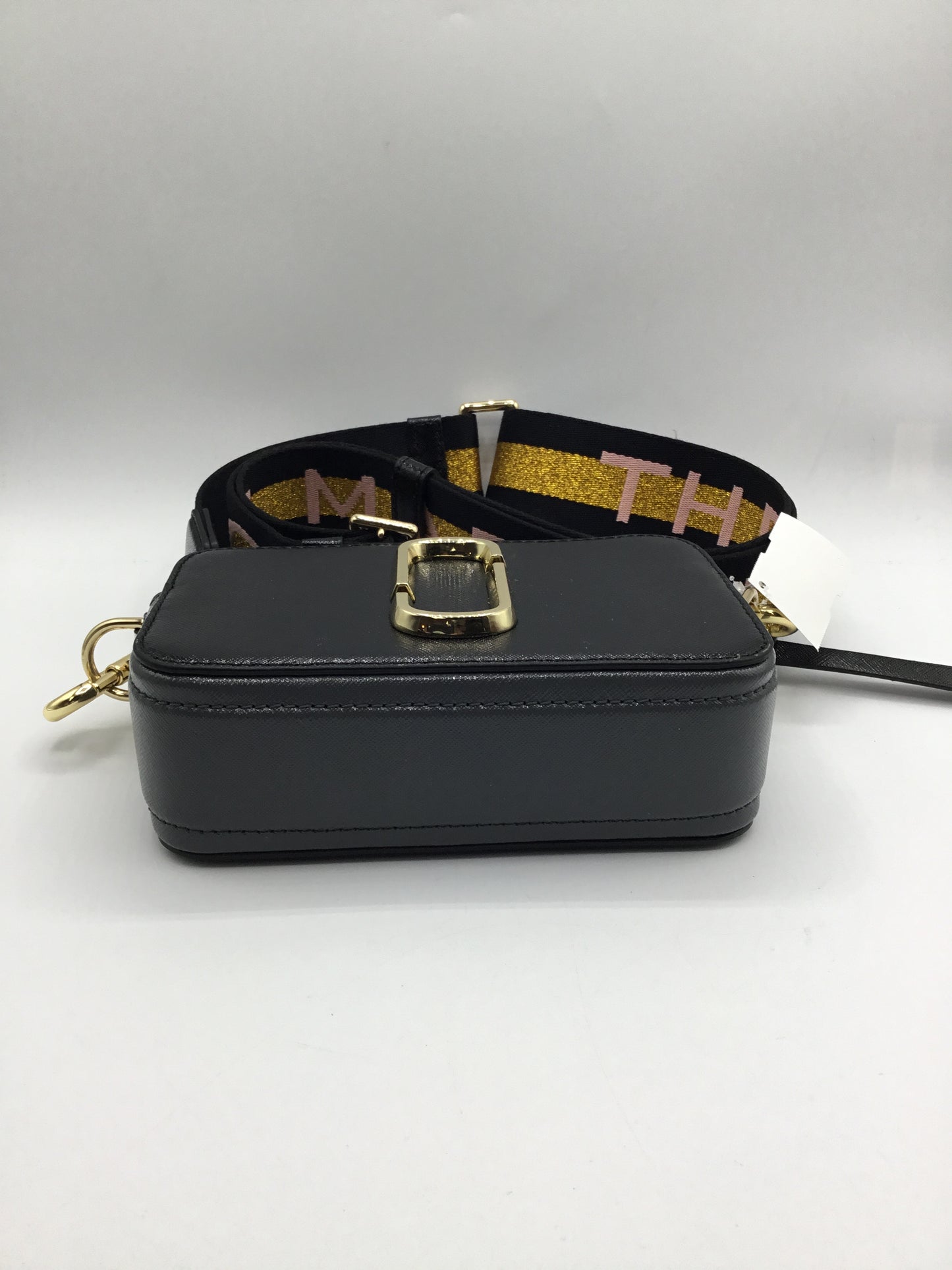 Crossbody Luxury Designer By Marc Jacobs In Black & White, Size:Smallo