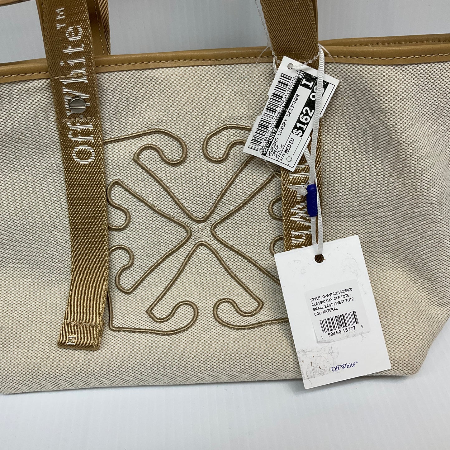 Handbag Luxury Designer By Off-white, Size: Medium