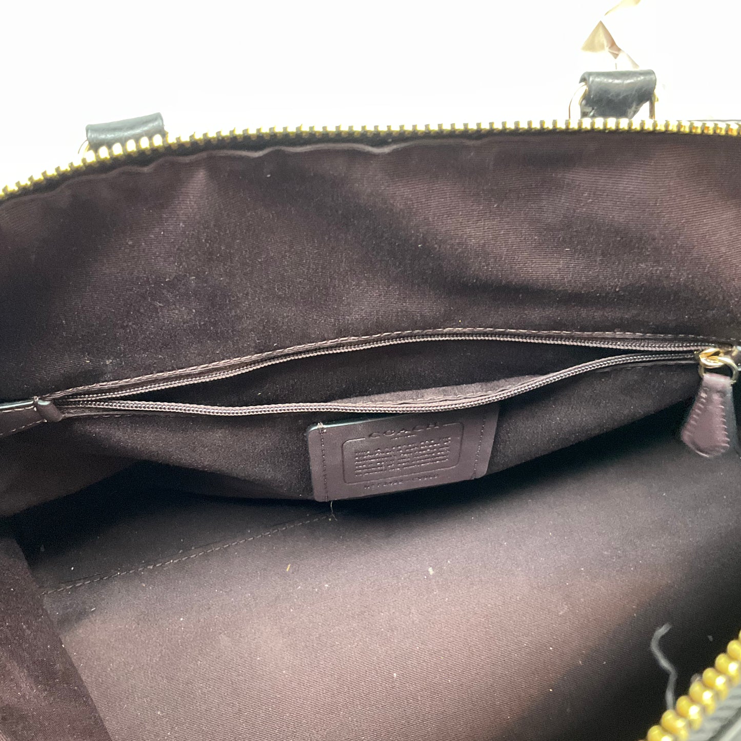 Handbag Designer By Coach, Size: Medium