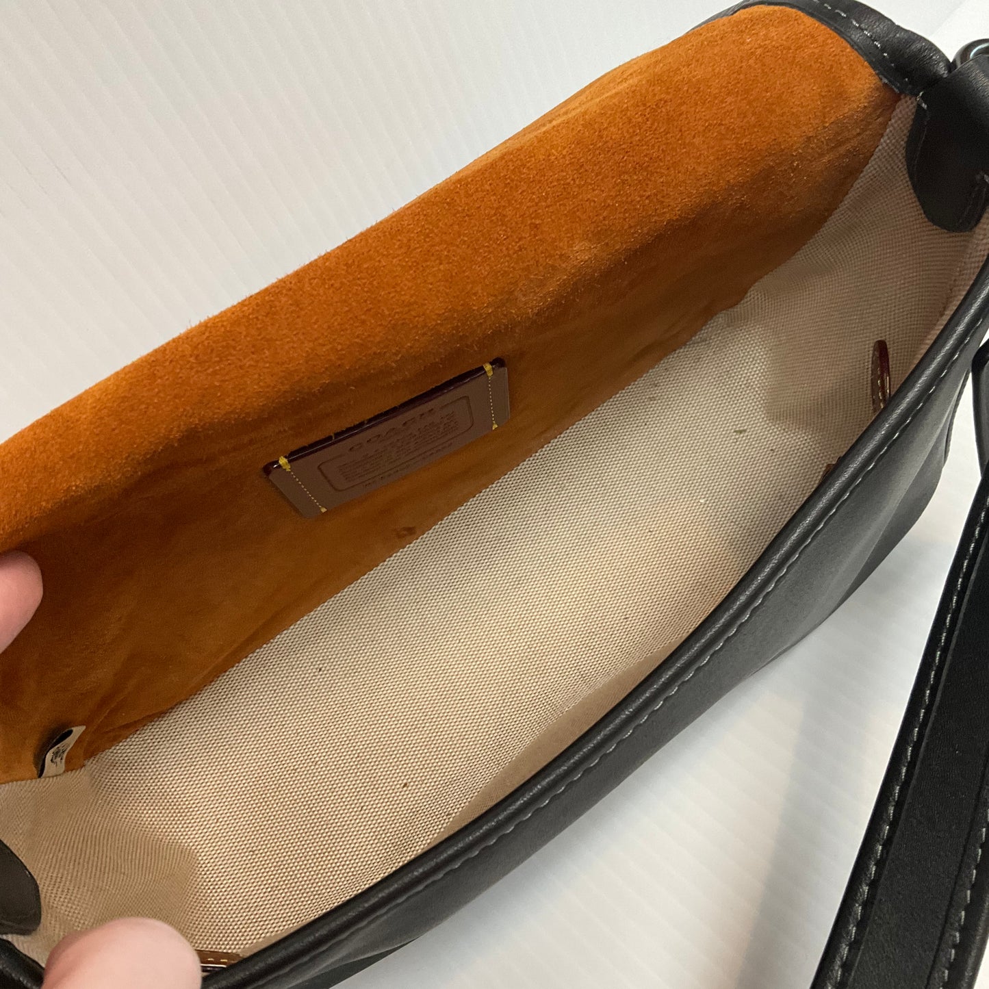 Crossbody Designer By Coach, Size: Small