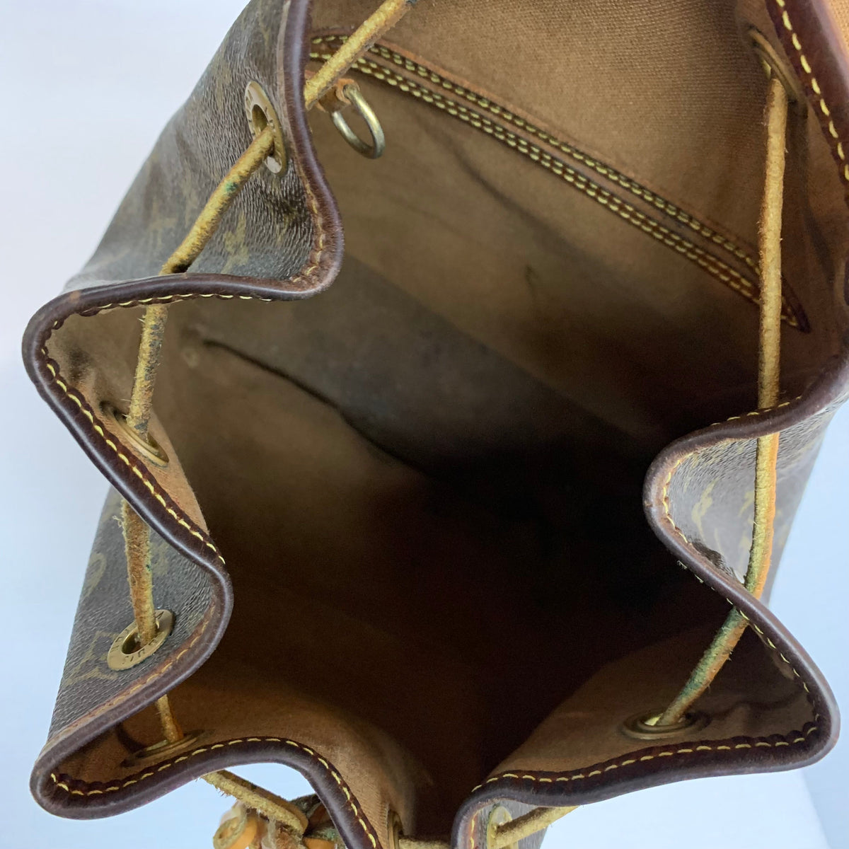 Backpack Luxury Designer By Louis Vuitton, Size: Medium