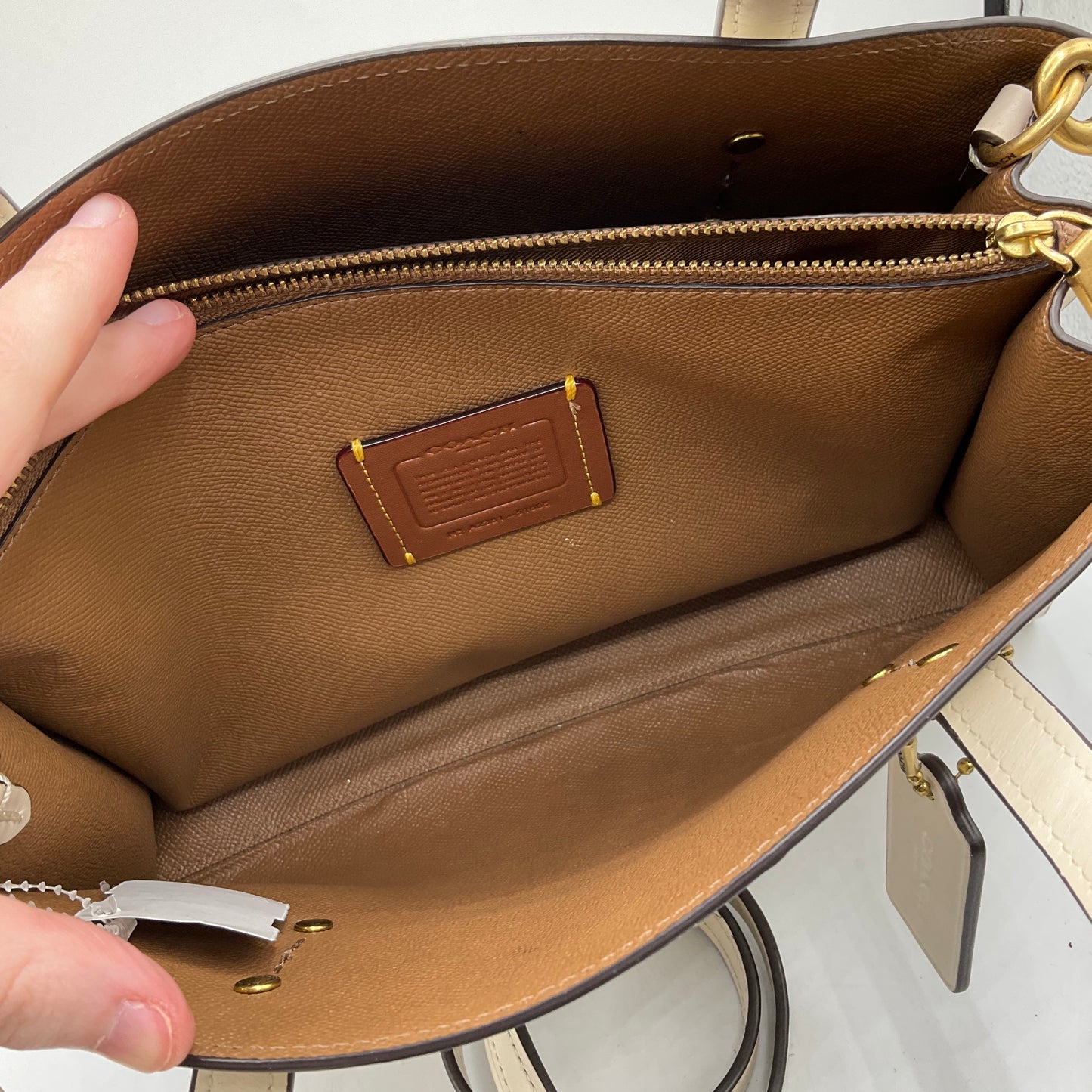 Crossbody Designer By Coach, Size: Medium