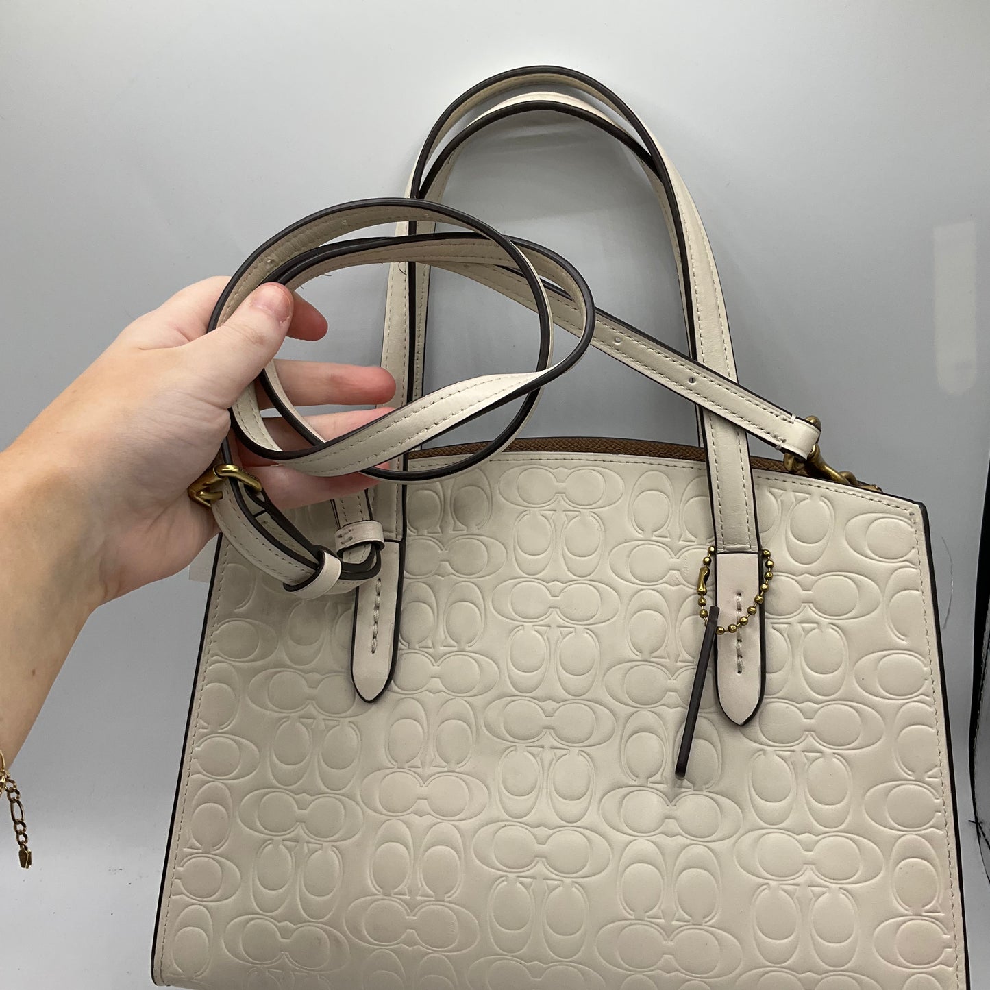 Crossbody Designer By Coach, Size: Medium