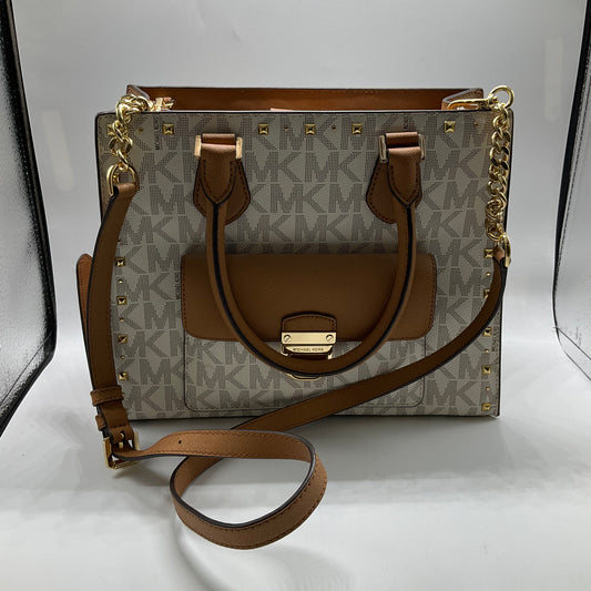HANDBAG DESIGNER by MICHAEL KORS In BROWN, Size: MEDIUM