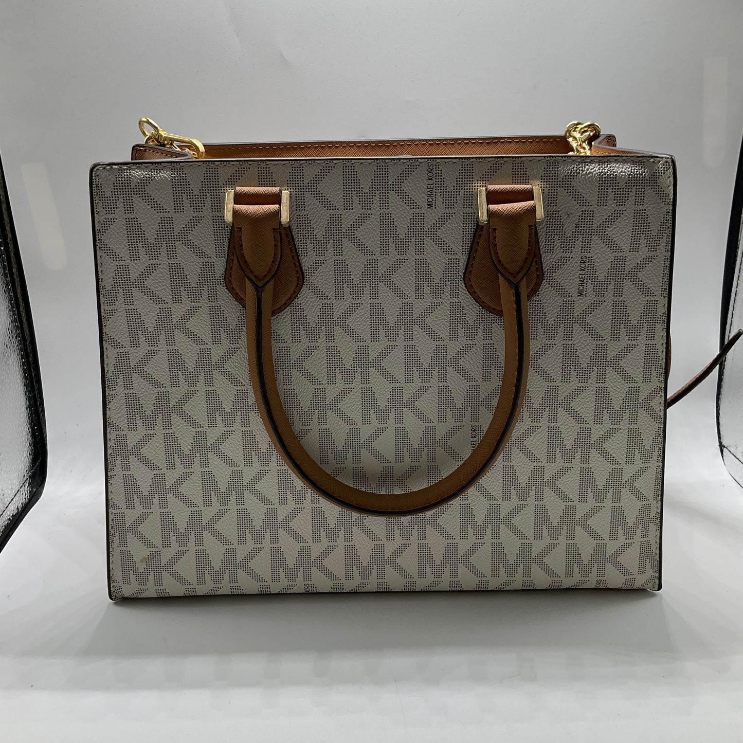 HANDBAG DESIGNER by MICHAEL KORS In BROWN, Size: MEDIUM