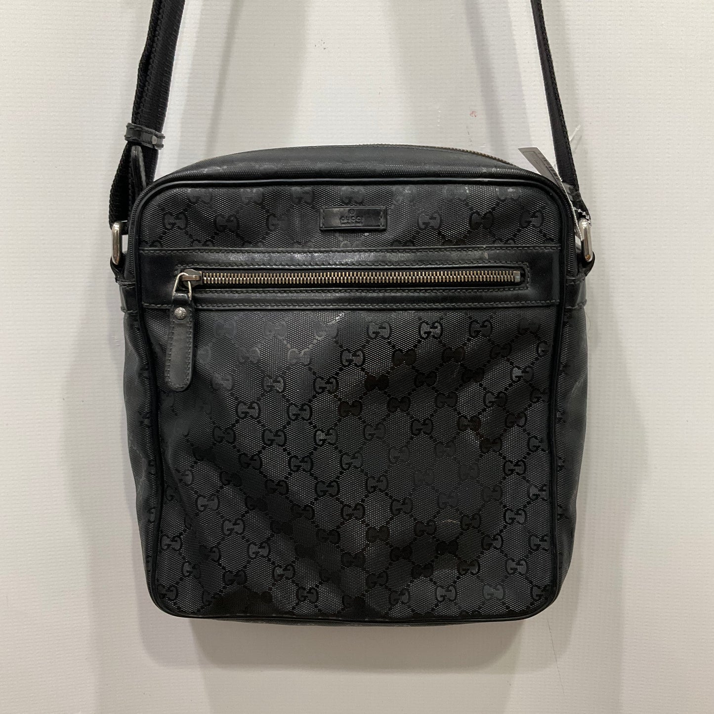 Crossbody Luxury Designer By Gucci In Black, Size:Medium