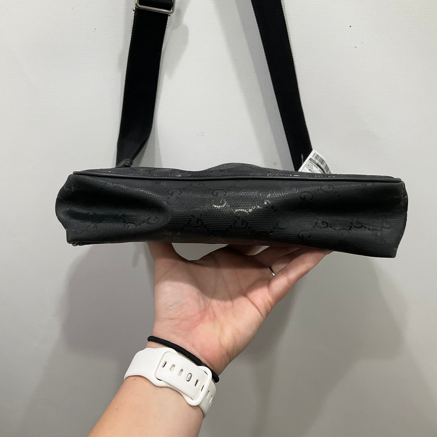 Crossbody Luxury Designer By Gucci In Black, Size:Medium