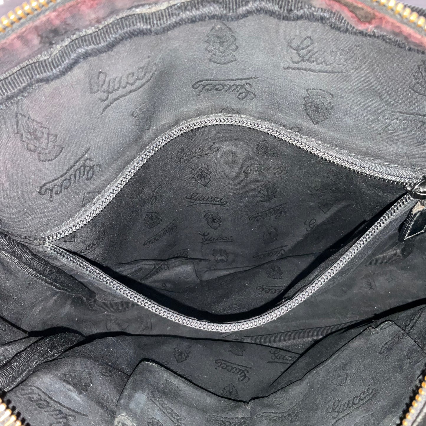 Crossbody Luxury Designer By Gucci In Black, Size:Medium