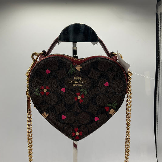 CROSSBODY DESIGNER by COACH In BROWN & RED, Size: SMALL