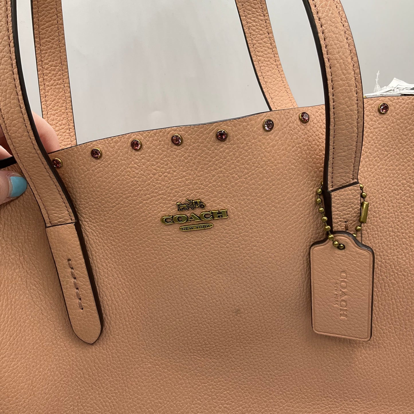 Handbag Designer By Coach, Size: Medium