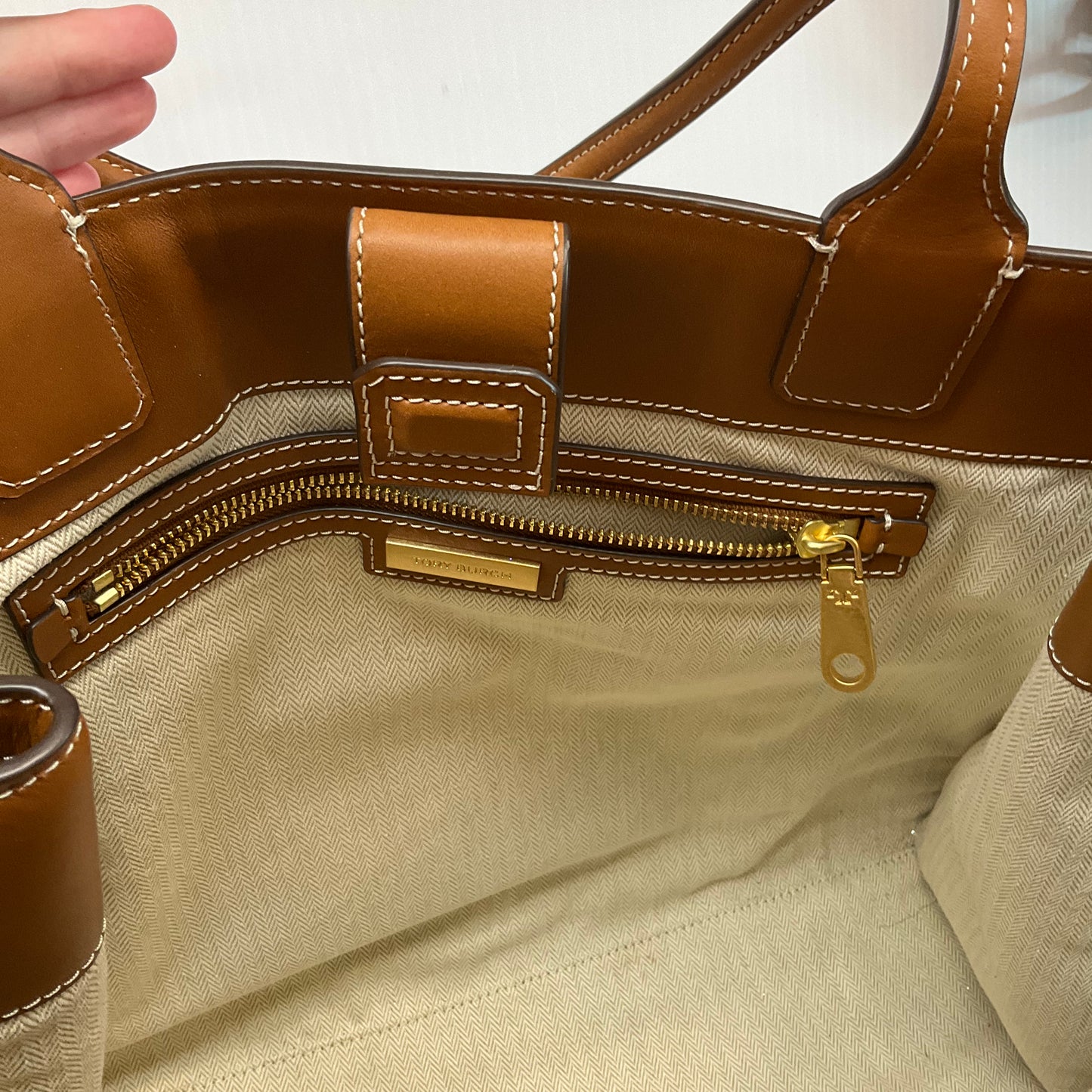 Tote Designer By Tory Burch, Size: Large