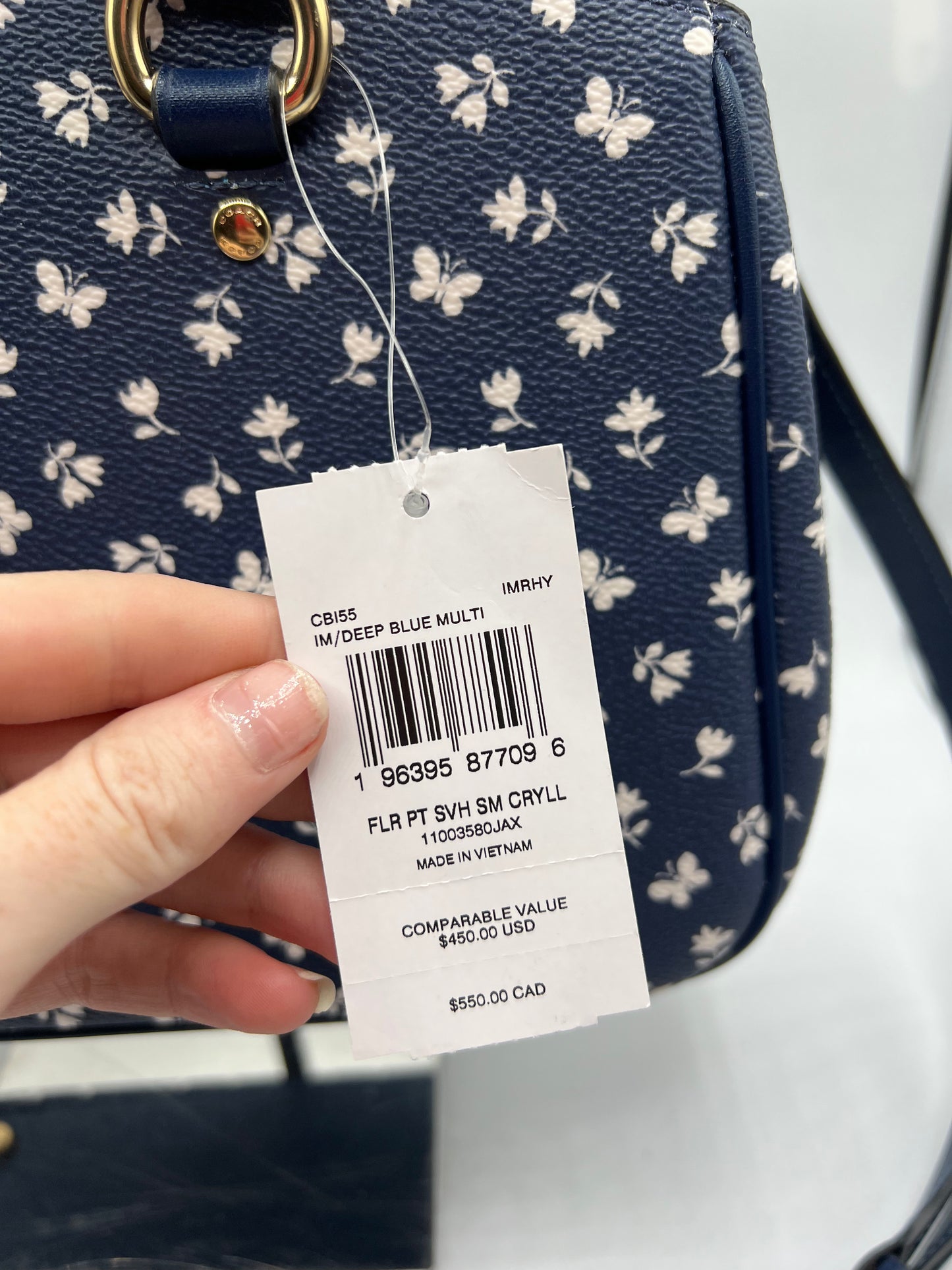 CROSSBODY DESIGNER by COACH In BLUE, Size: SMALL