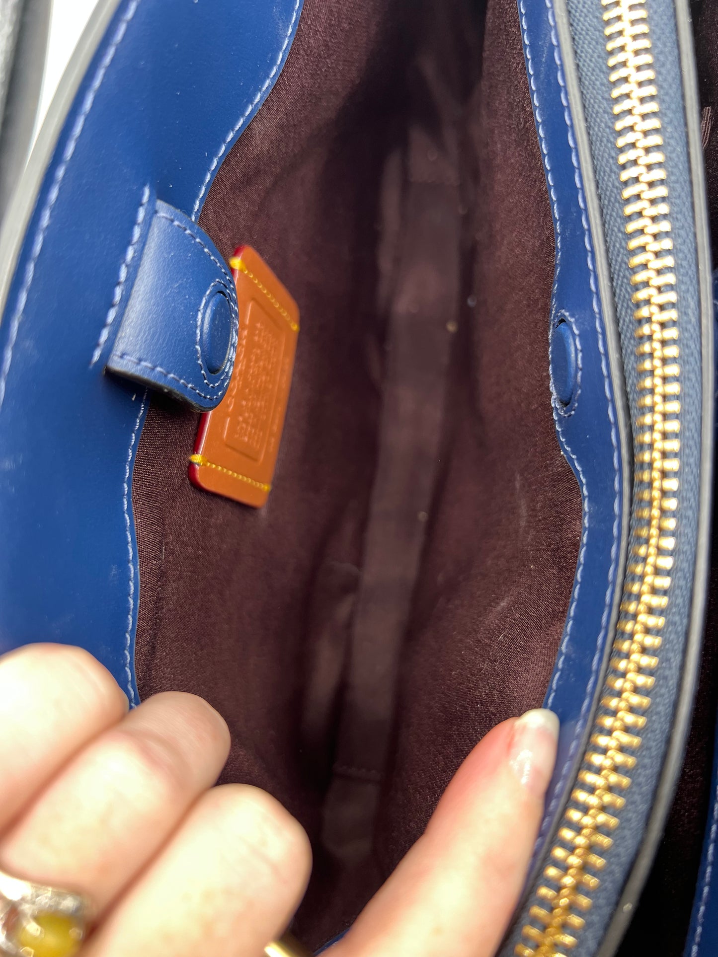 CROSSBODY DESIGNER by COACH In BLUE, Size: SMALL