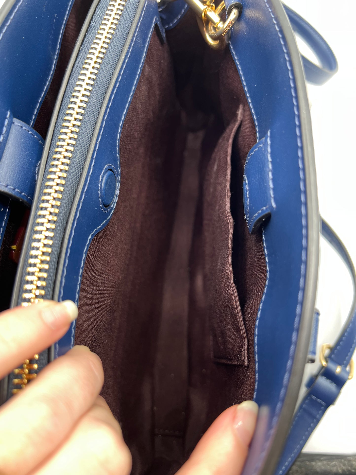 CROSSBODY DESIGNER by COACH In BLUE, Size: SMALL