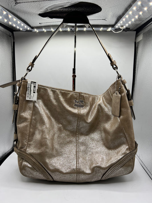 HANDBAG DESIGNER by COACH In SILVER, Size: LARGE